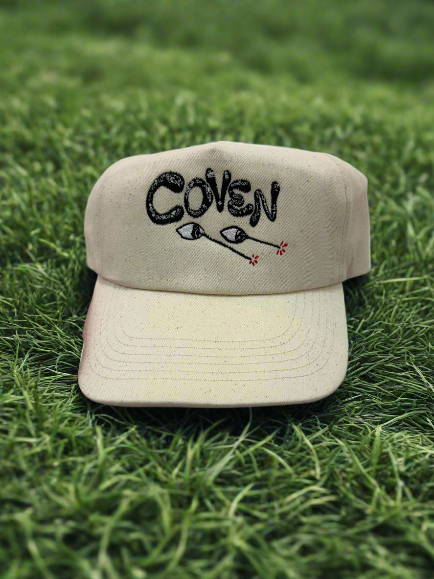 Laser eyes baseball cap