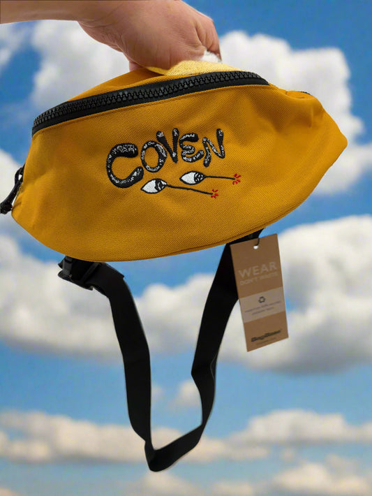 Laser eyes crossbody