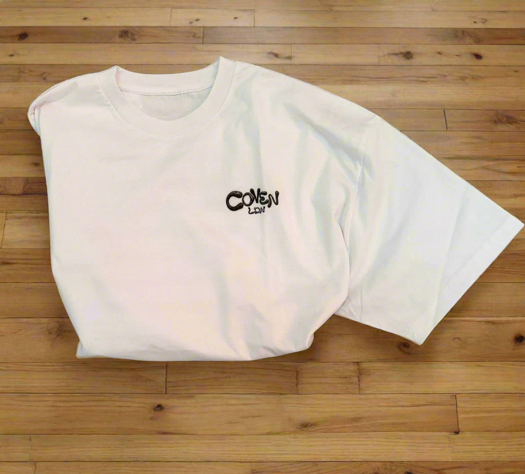 TINY DIRTY WHISPERED THING oversized T-shirt