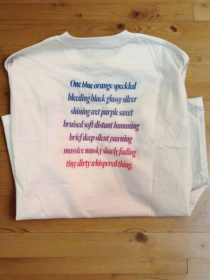 TINY DIRTY WHISPERED THING oversized T-shirt