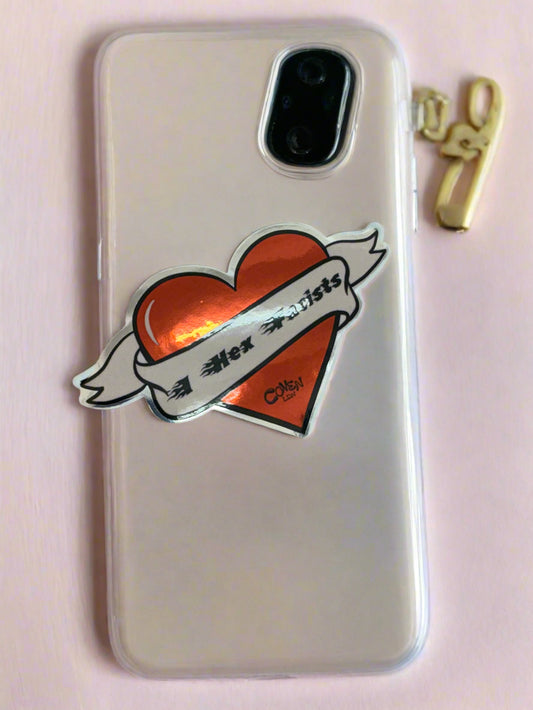 I HEX FASCISTS Heart Sticker